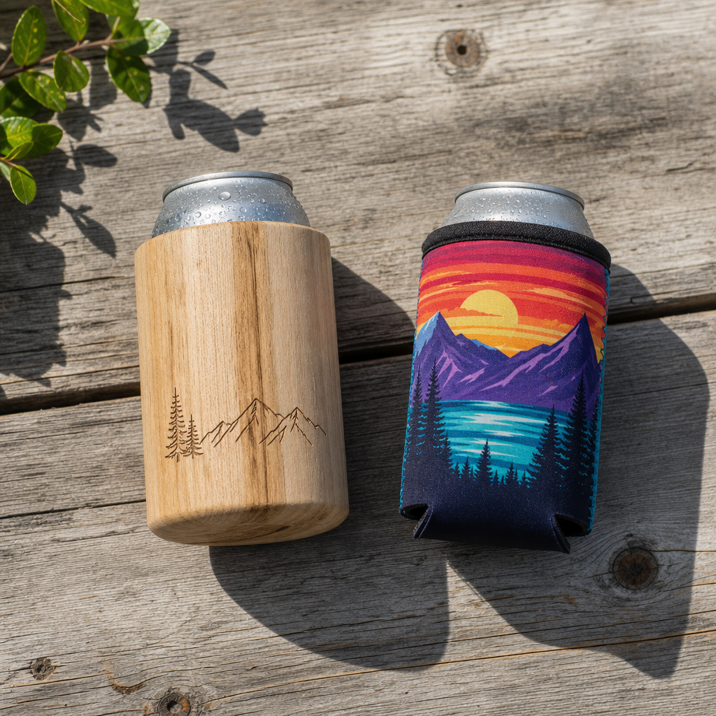 Wooden Can Insulator vs Koozie: Honest Comparison 2026