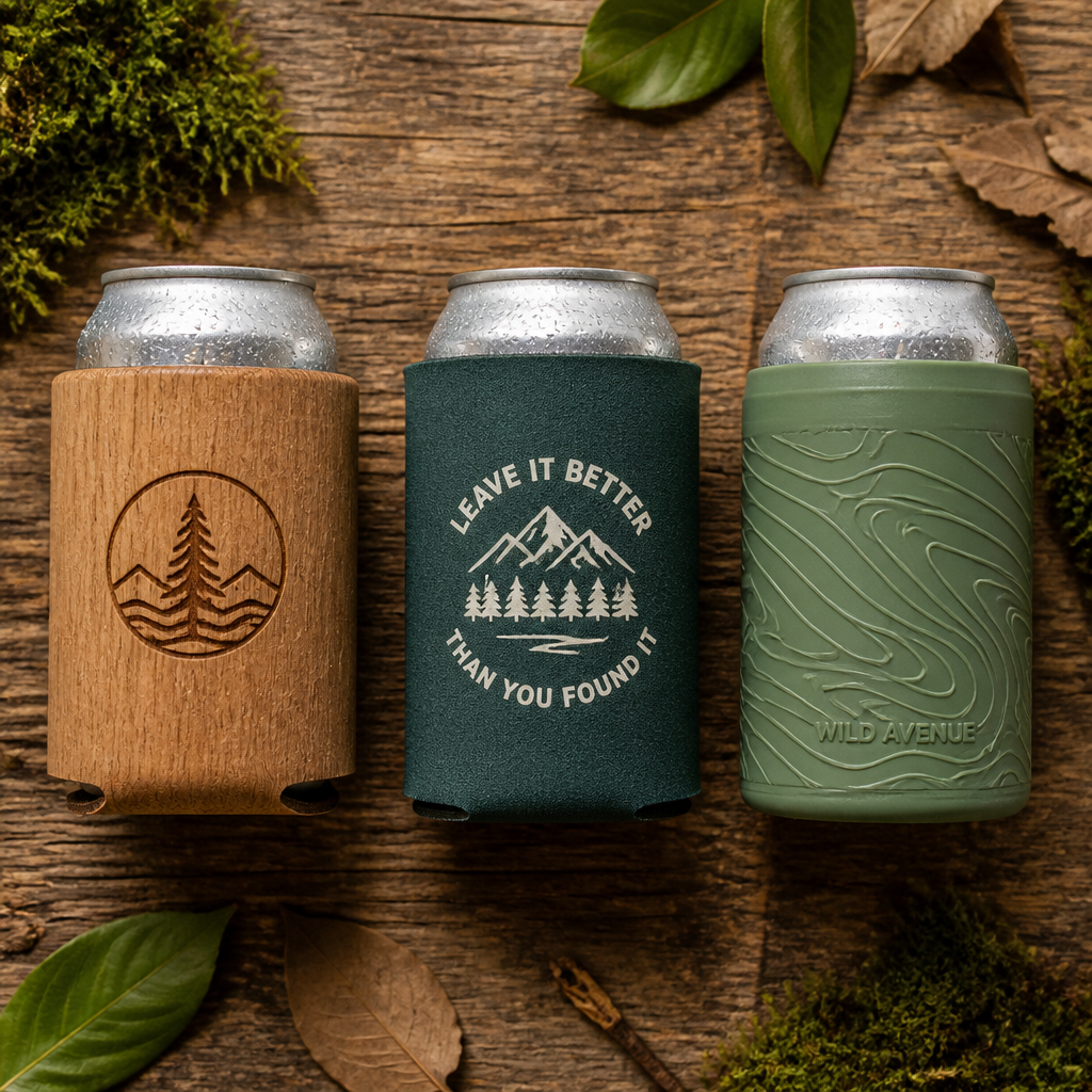 Wooden Koozie vs Foam vs Silicone: Eco Winner