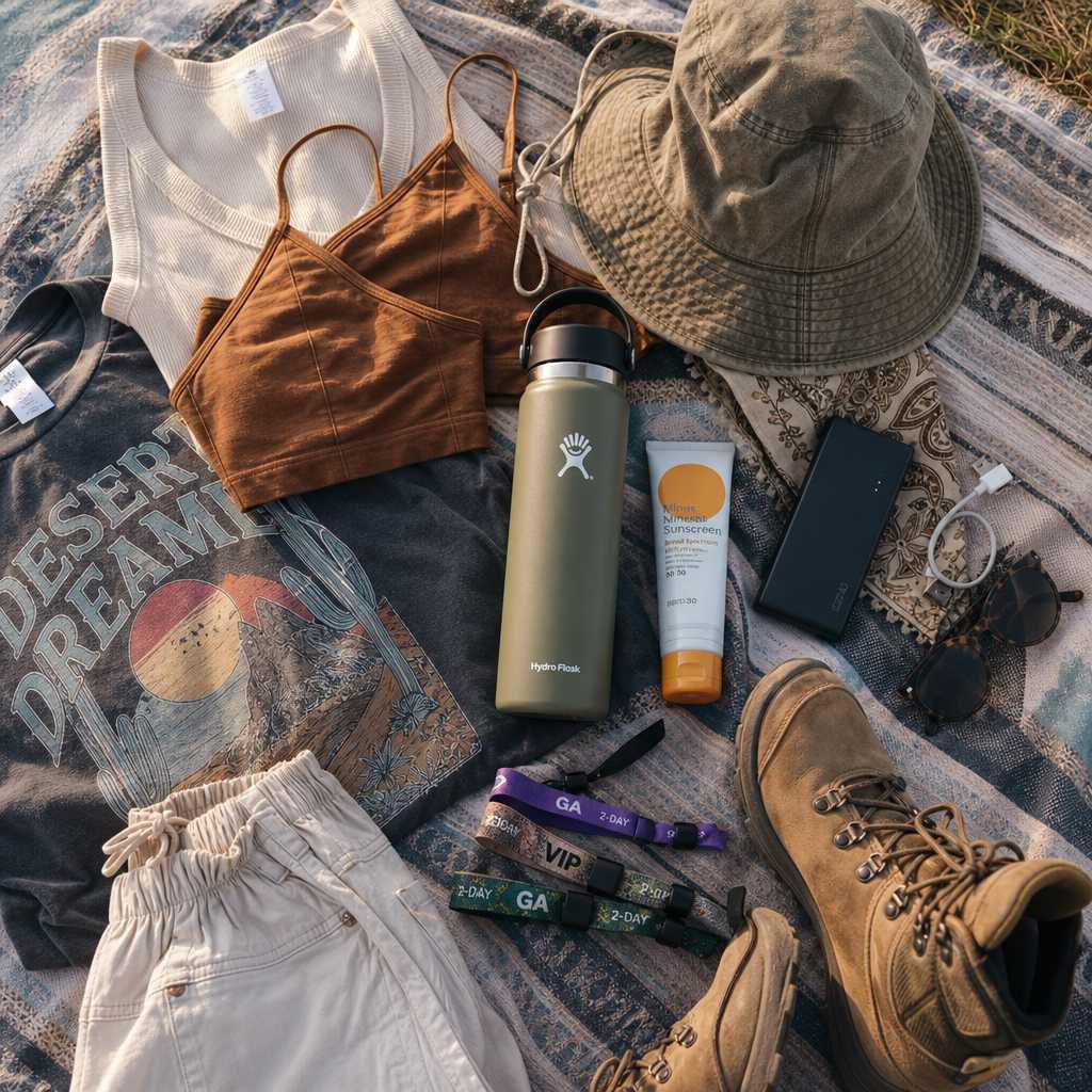 Music Festival Packing List: Outdoor Fan Essentials